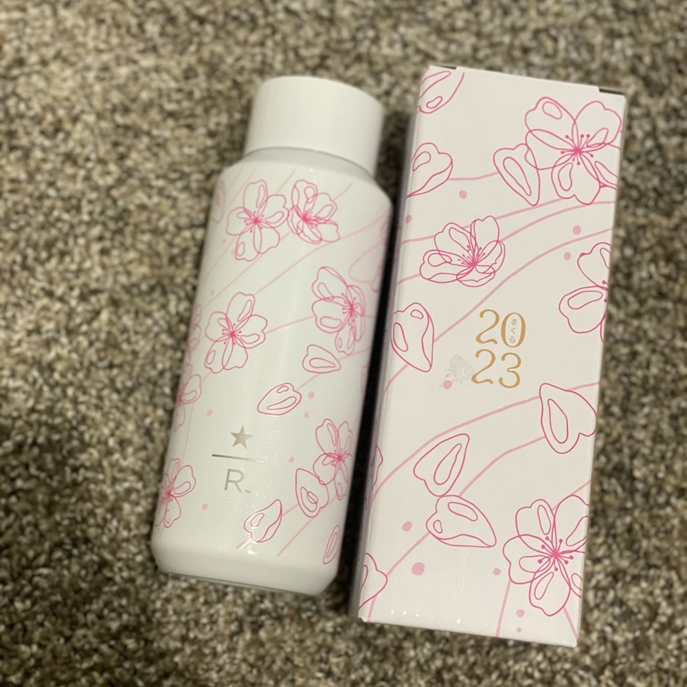 Starbucks Tokyo Reserve Sakura Stainless Steel Water Bottle
